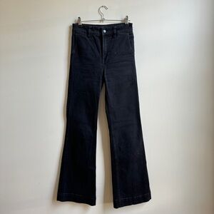 J Crew Black Flare Jeans